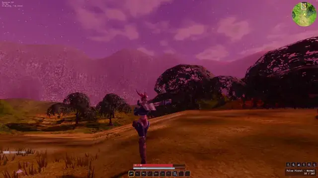 Running from the fields into the shop